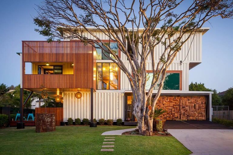 maison conteneur avec un très beau décor